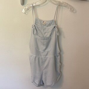 🌻 Billabong Wild Pursuit Washed Cambray Romper Overalls